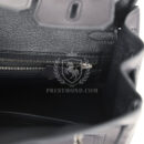 Hermes Limited Edition Birkin Rock 25 Black Volupto PHW