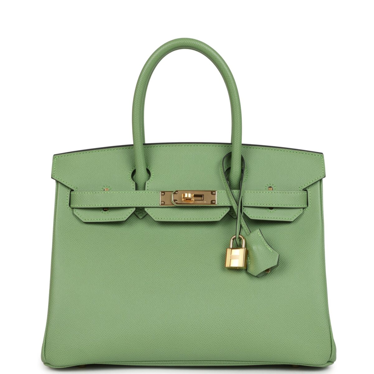 Hermes Birkin 30 Vert Criquet Epsom GHW