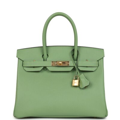 Hermes Birkin 30 Vert Criquet Epsom GHW