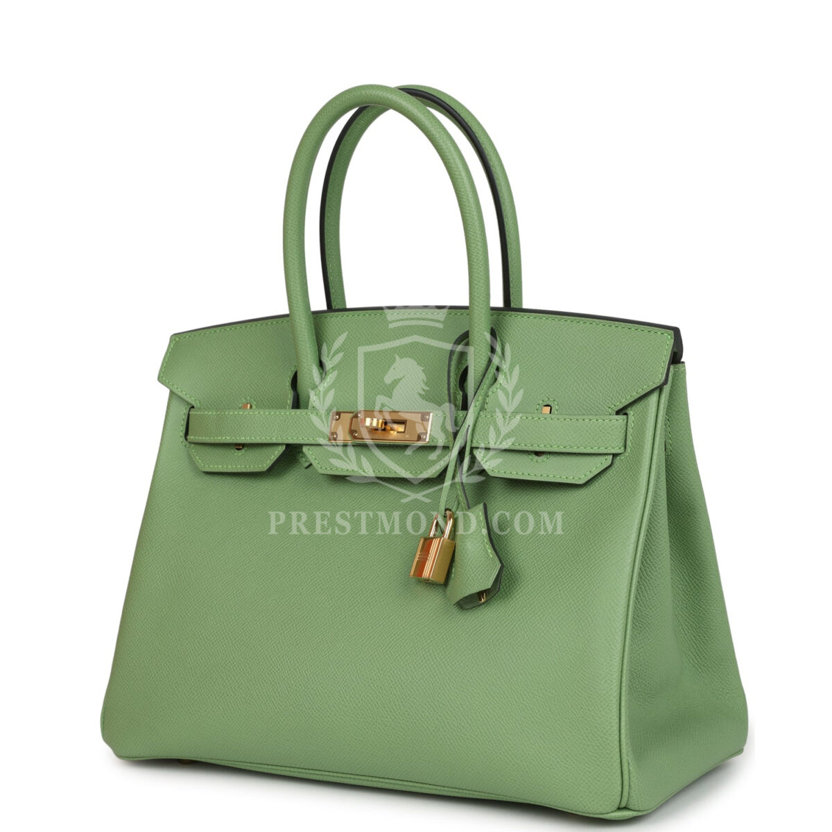 Hermes Birkin 30 Vert Criquet Epsom GHW — изображение 5
