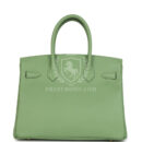 Hermes Birkin 30 Vert Criquet Epsom GHW