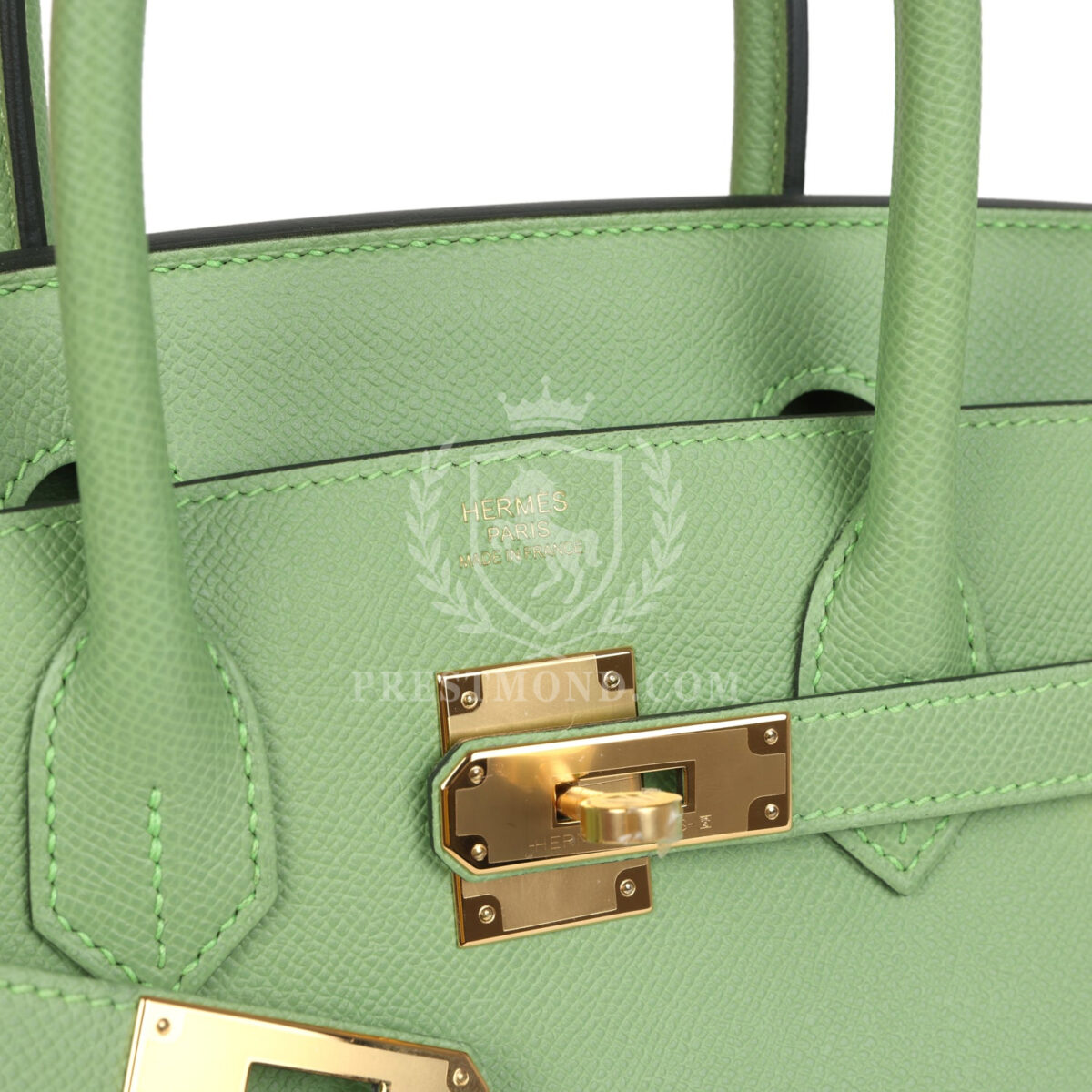 Hermes Birkin 30 Vert Criquet Epsom GHW — изображение 7
