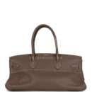 Vintage Hermes Shoulder Birkin 42 JPG Etoupe Clemence PHW