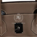 Vintage Hermes Shoulder Birkin 42 JPG Etoupe Clemence PHW