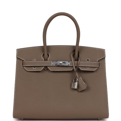 Hermes Birkin Sellier 30 Etoupe Epsom PHW