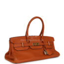 Vintage Hermes Shoulder Birkin 42 JPG Orange Clemence GHW