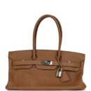 Vintage Hermes Shoulder Birkin 42 JPG Alezan Clemence PHW