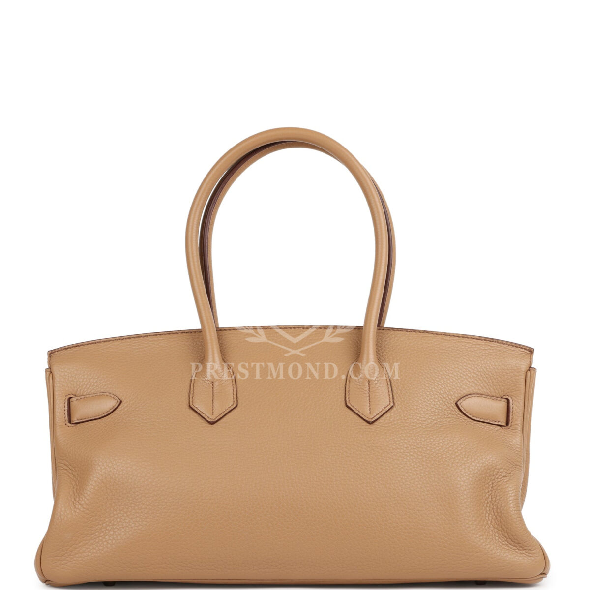 Vintage Hermes Shoulder Birkin 42 JPG Tabac Camel Clemence PHW — изображение 4