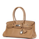 Vintage Hermes Shoulder Birkin 42 JPG Tabac Camel Clemence PHW