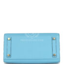 Hermes Birkin Sellier 25 Celeste Epsom GHW