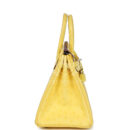 Hermes Birkin 25 Jaune Citron Ostrich PHW