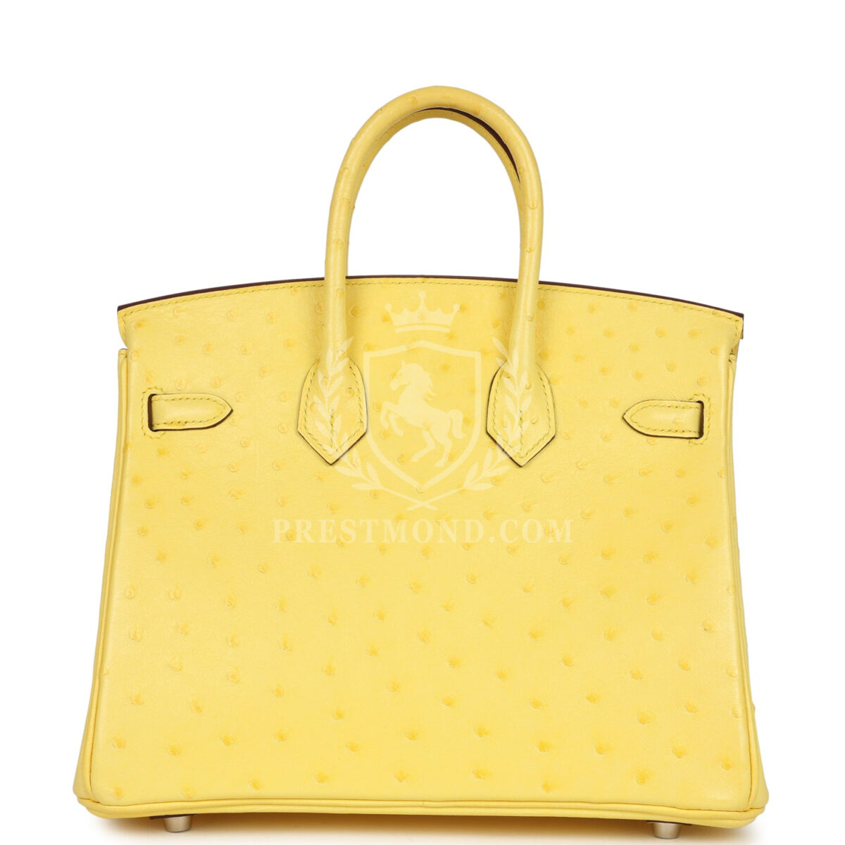 Hermes Birkin 25 Jaune Citron Ostrich PHW — изображение 4