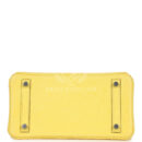 Hermes Birkin 25 Jaune Citron Ostrich PHW
