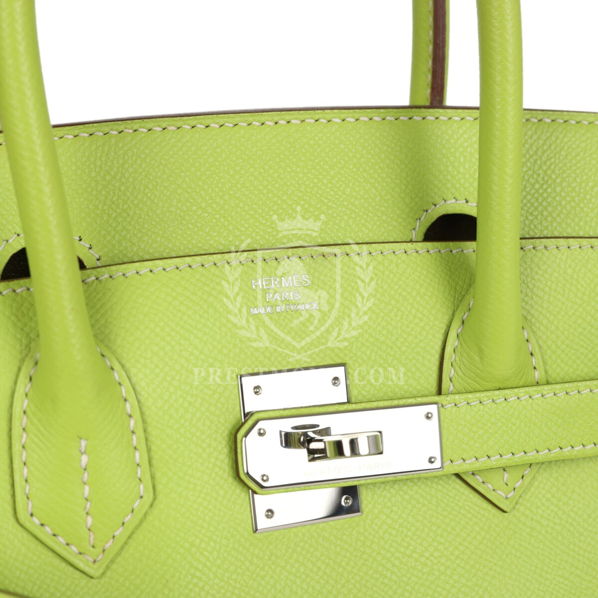 Hermes Birkin 30 Kiwi Candy Epsom PHW — изображение 7