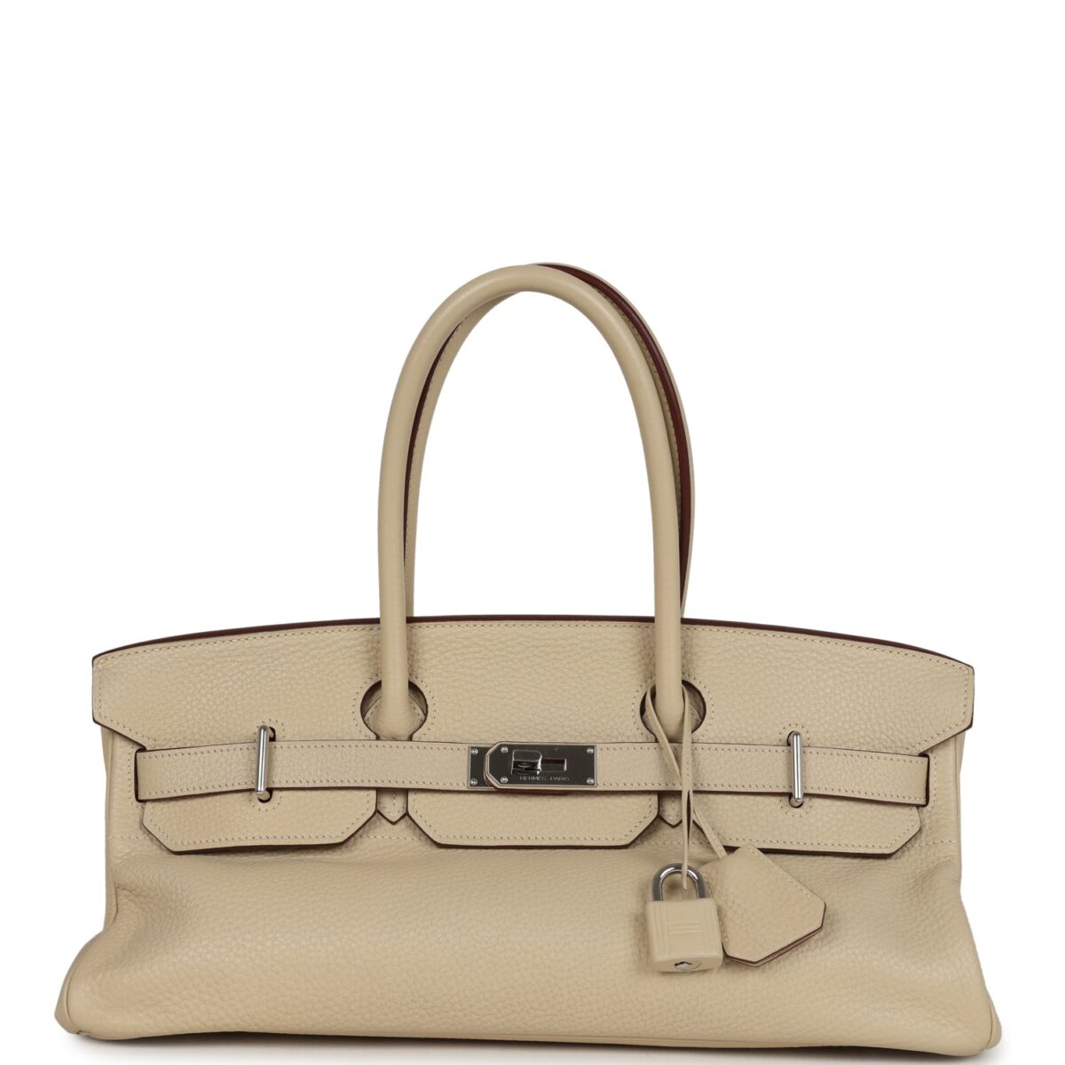 Vintage Hermes Shoulder Birkin 42 JPG Parchemin Clemence PHW
