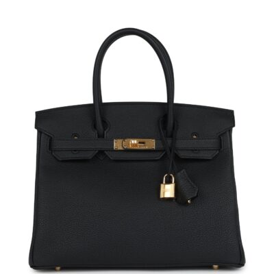 Hermes Birkin 30 Black Togo GHW