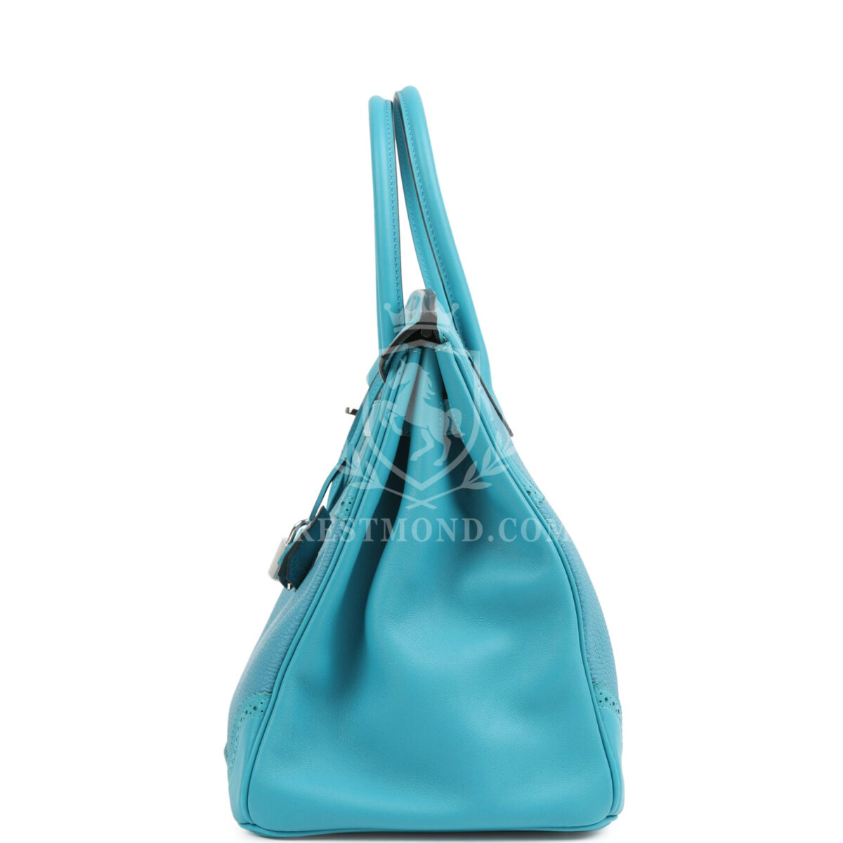 Hermes Birkin 35 Ghillies Turquoise Togo and Swift PHW — изображение 3