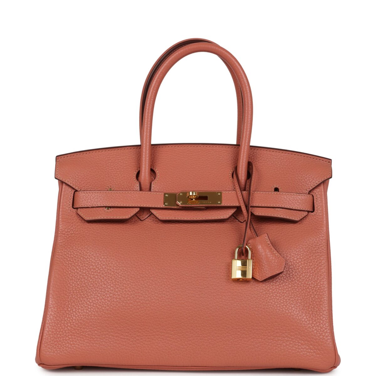 Hermes Birkin 30 Rose Tea Clemence GHW