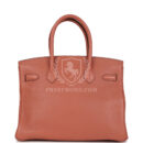 Hermes Birkin 30 Rose Tea Clemence GHW