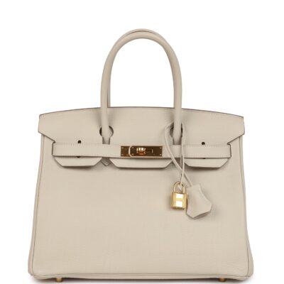 Hermes Birkin 30 Craie Togo GHW