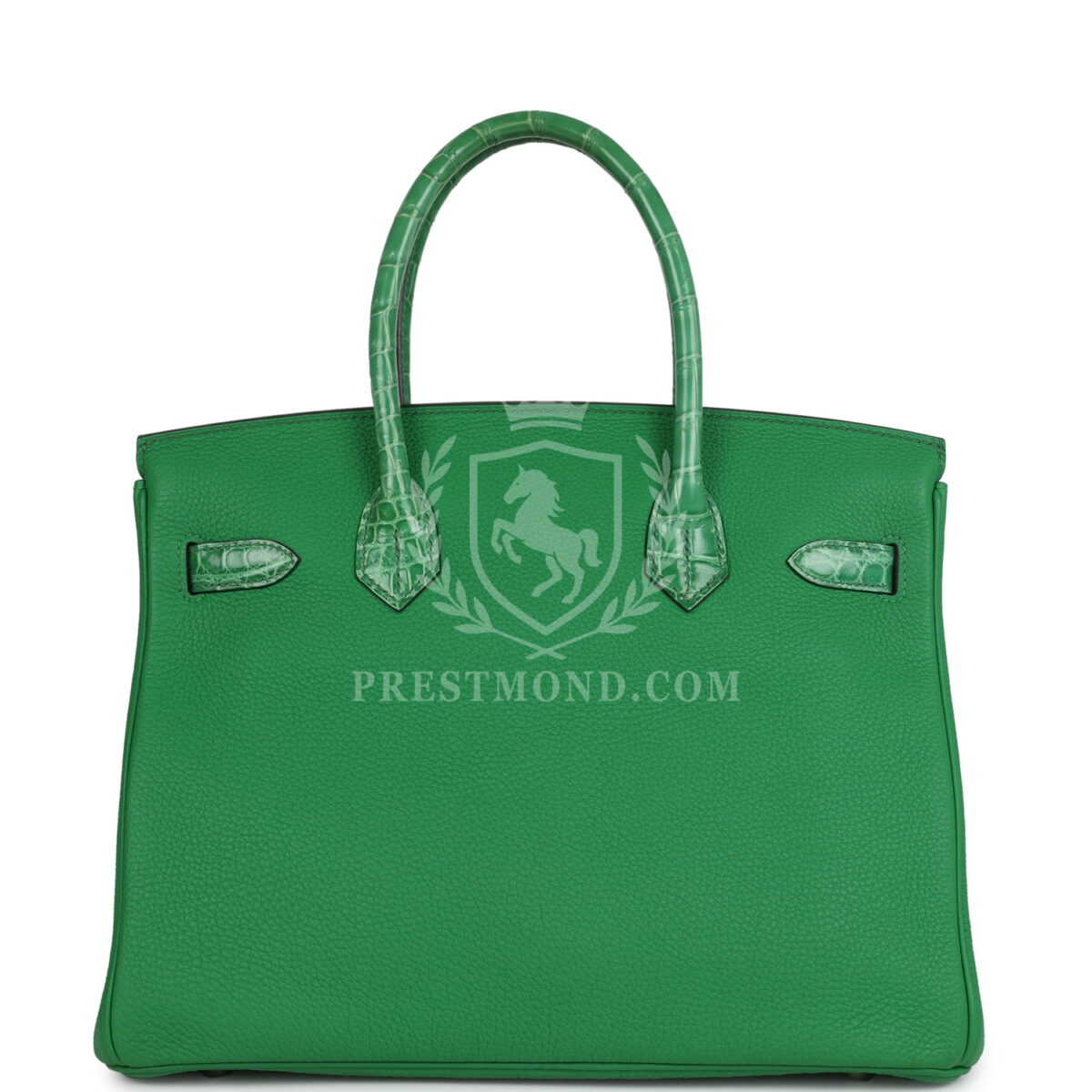 Hermes Birkin 30 Bambou Togo and Shiny Niloticus Crocodile Touch PHW — изображение 4