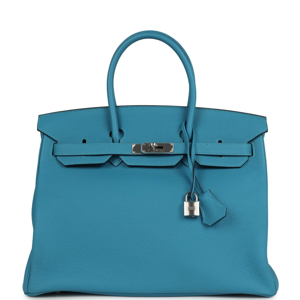 Hermes Birkin 35 Turquoise Togo PHW
