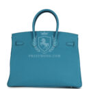 Hermes Birkin 35 Turquoise Togo PHW