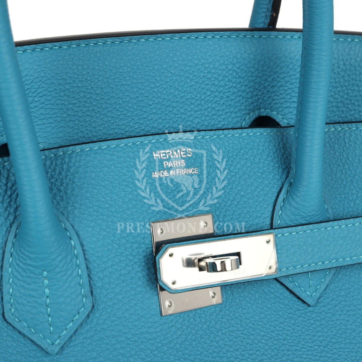 Hermes Birkin 35 Turquoise Togo PHW — изображение 7