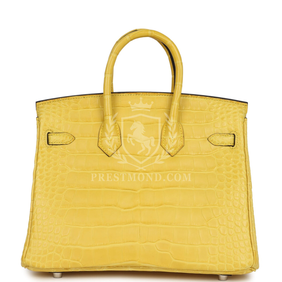 Hermes Birkin 25 Mimosa Matte Alligator PHW — изображение 4
