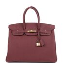 Hermes Birkin 35 Rouge H Togo GHW