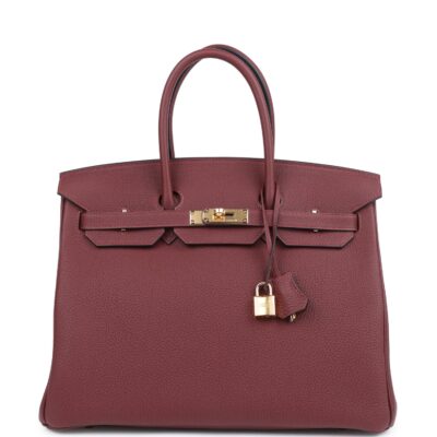 Hermes Birkin 35 Rouge H Togo GHW