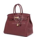 Hermes Birkin 35 Rouge H Togo GHW