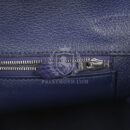 Hermes Birkin 30 Bleu Encre Togo and Shiny Niloticus Crocodile Touch PHW