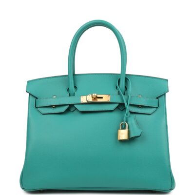 Hermes Birkin 30 Vert Verone Epsom GHW