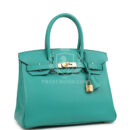 Hermes Birkin 30 Vert Verone Epsom GHW