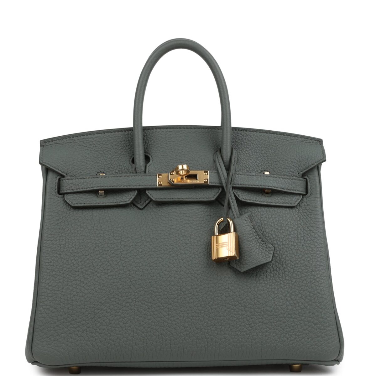 Hermes Birkin 25 Vert Amande Togo GHW