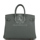 Hermes Birkin 25 Vert Amande Togo GHW
