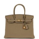 Hermes Birkin 30 Beige Marfa Togo GHW