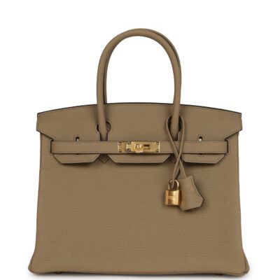 Hermes Birkin 30 Beige Marfa Togo GHW
