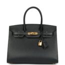 Hermes Birkin Sellier 30 Bleu Minuit Monsiuer GHW