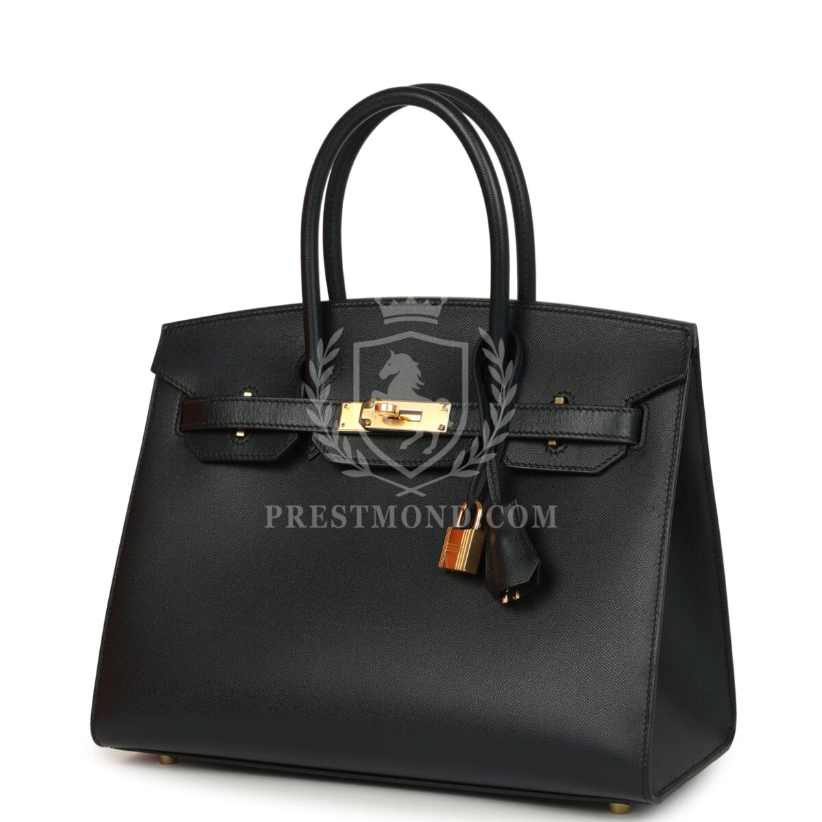 Hermes Birkin Sellier 30 Bleu Minuit Monsiuer GHW — изображение 5