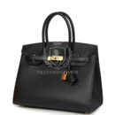 Hermes Birkin Sellier 30 Bleu Minuit Monsiuer GHW