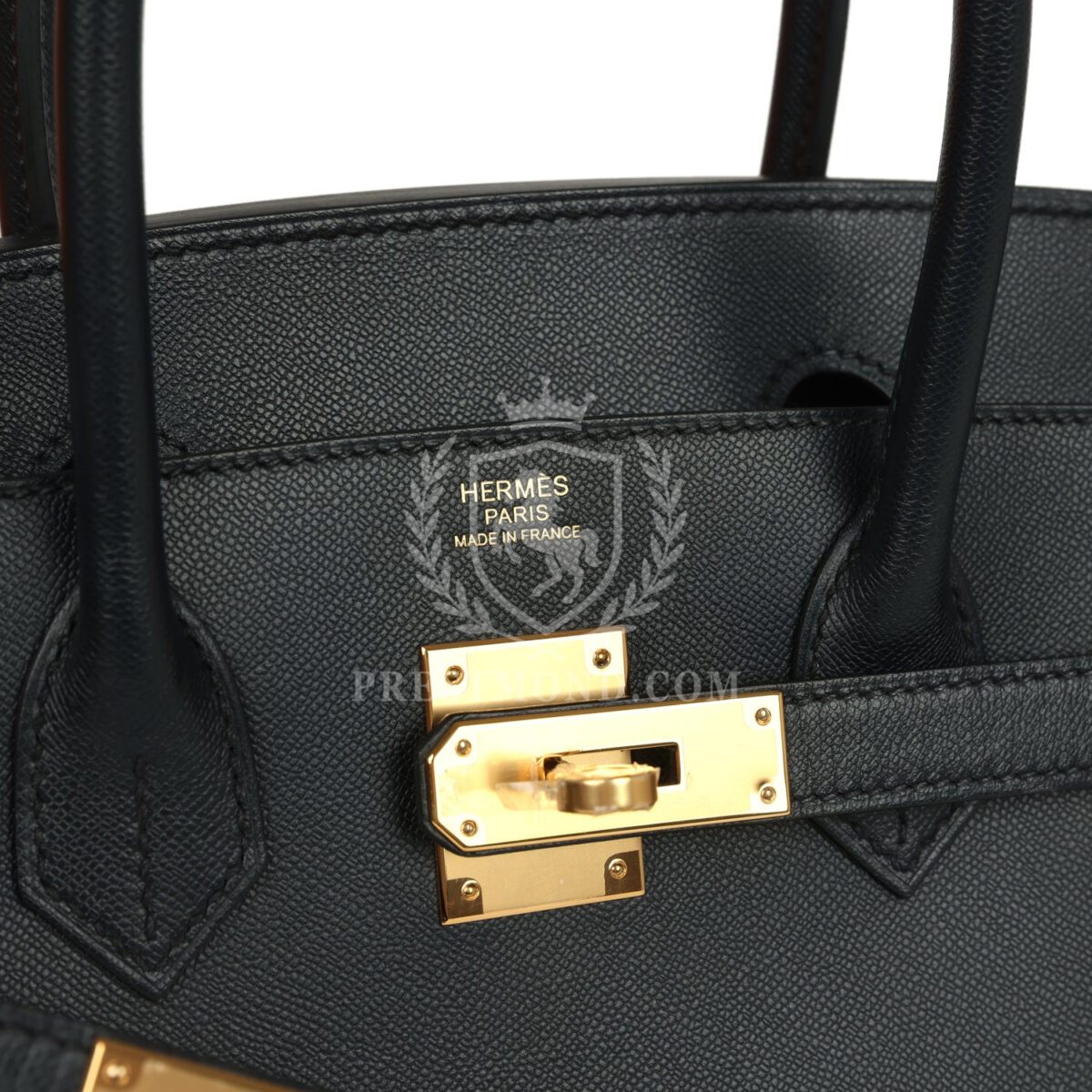 Hermes Birkin Sellier 30 Bleu Minuit Monsiuer GHW — изображение 7