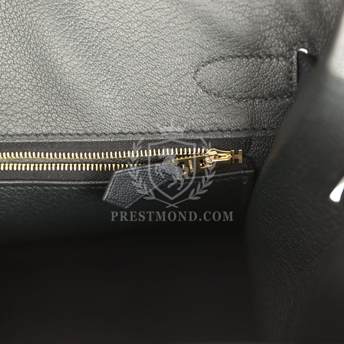 Hermes Birkin Sellier 30 Bleu Minuit Monsiuer GHW — изображение 9