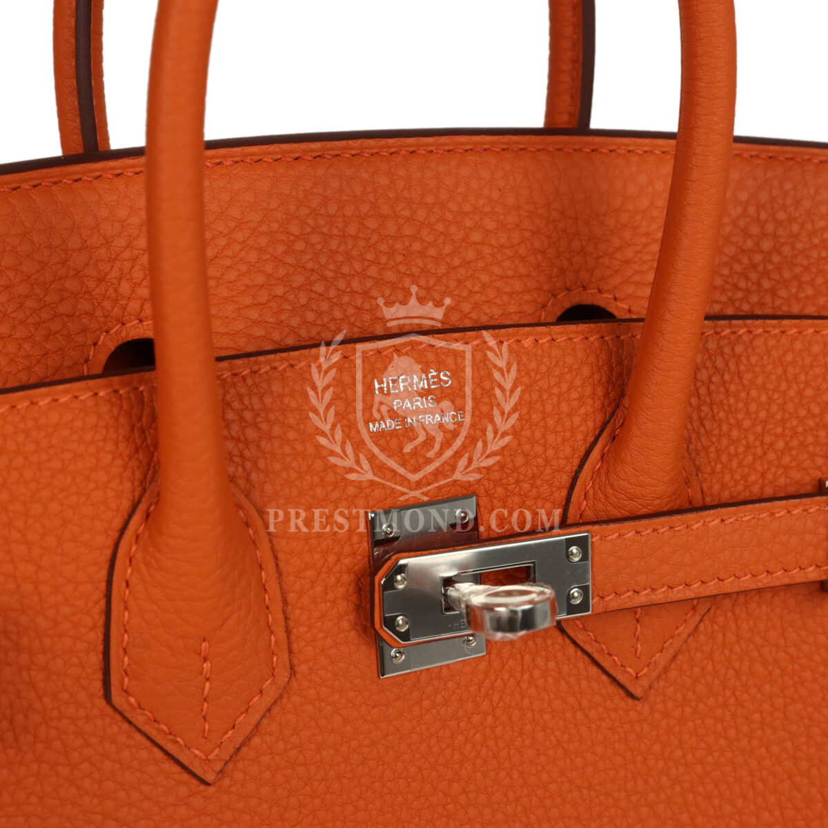 Hermes Birkin 25 Orange Togo PHW — изображение 7