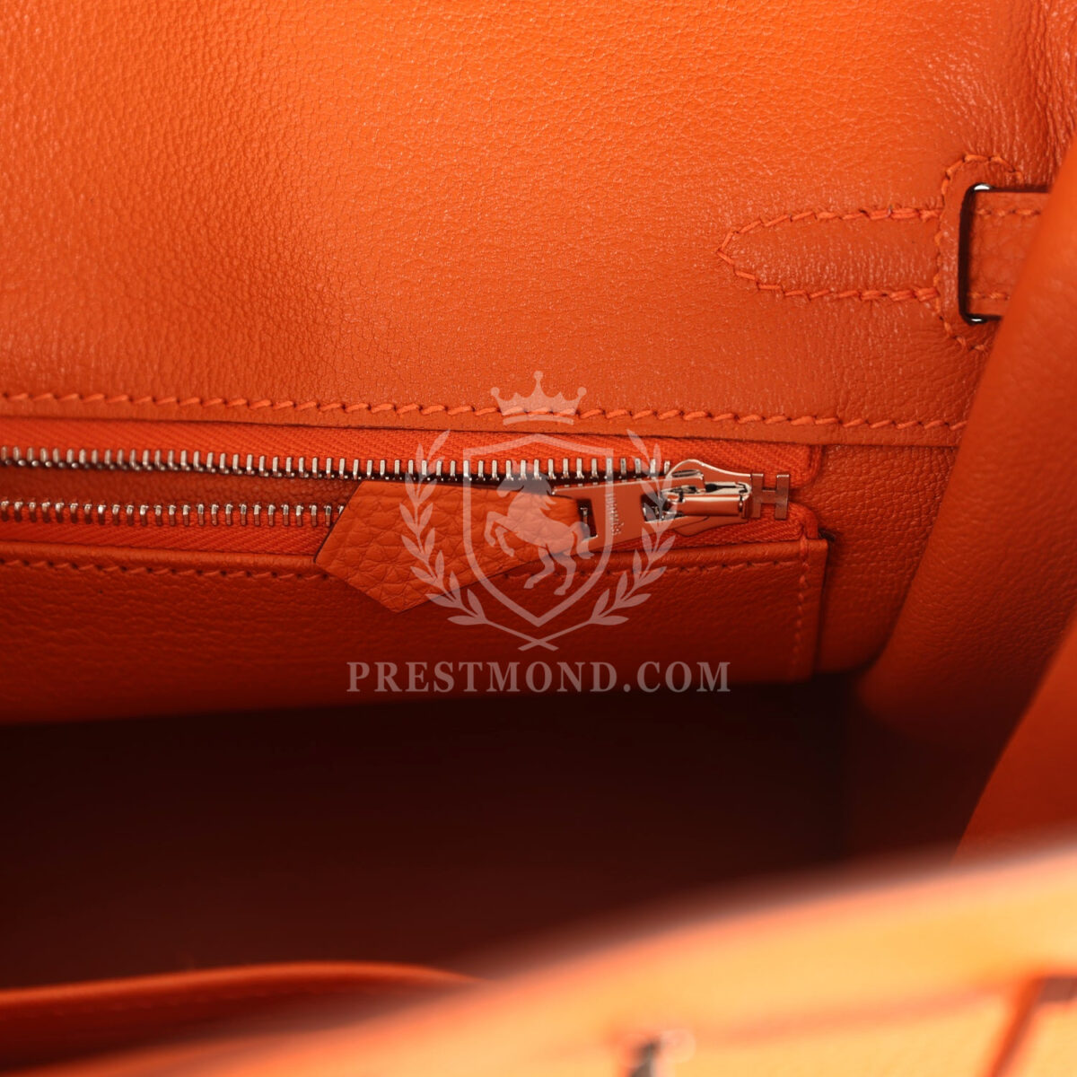 Hermes Birkin 25 Orange Togo PHW — изображение 9