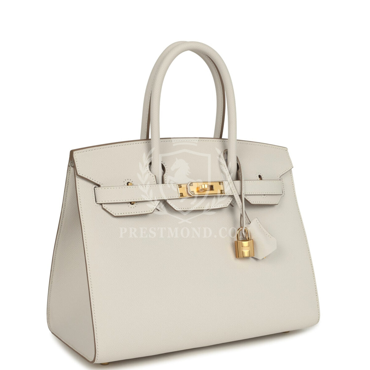 Hermes Birkin Sellier 30 Gris Pale Epsom GHW — изображение 2
