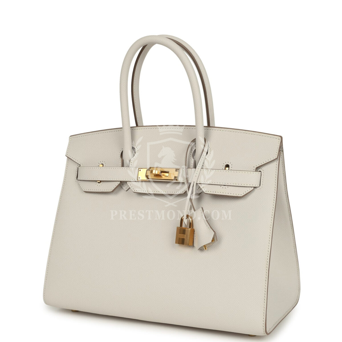 Hermes Birkin Sellier 30 Gris Pale Epsom GHW — изображение 5