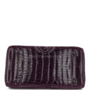 Hermes Birkin 35 Amethyst Shiny Porosus Crocodile PHW