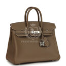 Hermes Birkin 25 Etoupe Swift PHW